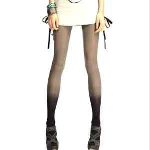 TIGHTS COFFEE OMBRE VELVETY CANDY COLORED TIGHTS